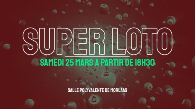 SUPER LOTO AACPM le 25 mars à Morlaàs